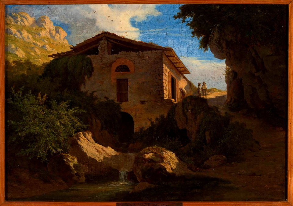 Albert Żamett - Italian landscape - MP 2600 MNW - National Museum in Warsaw