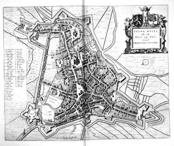 Atlas Beudeker-C9E10 004 01B-SYLVA DVCIS; Gallis vulgo BOIS LE DUC; Vernacule s HARTOGEN BOSSCHE