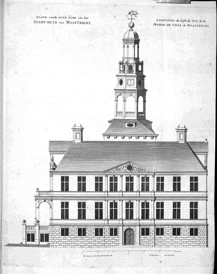 Atlas Beudeker-C9E10 051 14G-STAND vande ZUYD-ZYDE van het STADT-HUYS VAN MAASTRICHT
