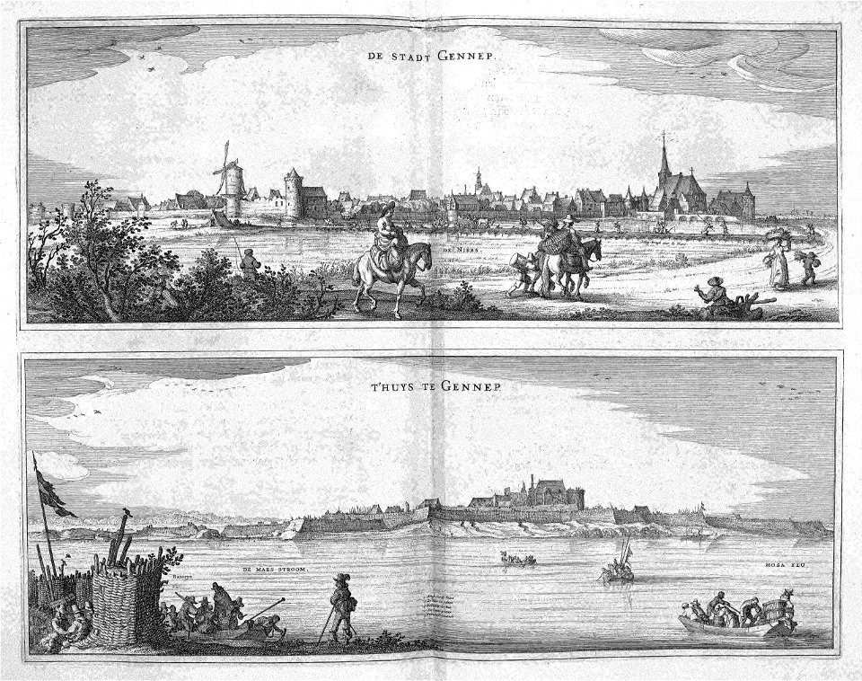 Atlas Beudeker-C9E10 093 24D-DE STADT GENNEP. T HVYS TE GENNEP