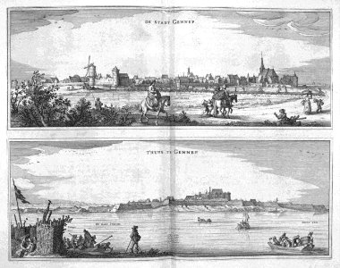 Atlas Beudeker-C9E10 093 24D-DE STADT GENNEP. T HVYS TE GENNEP