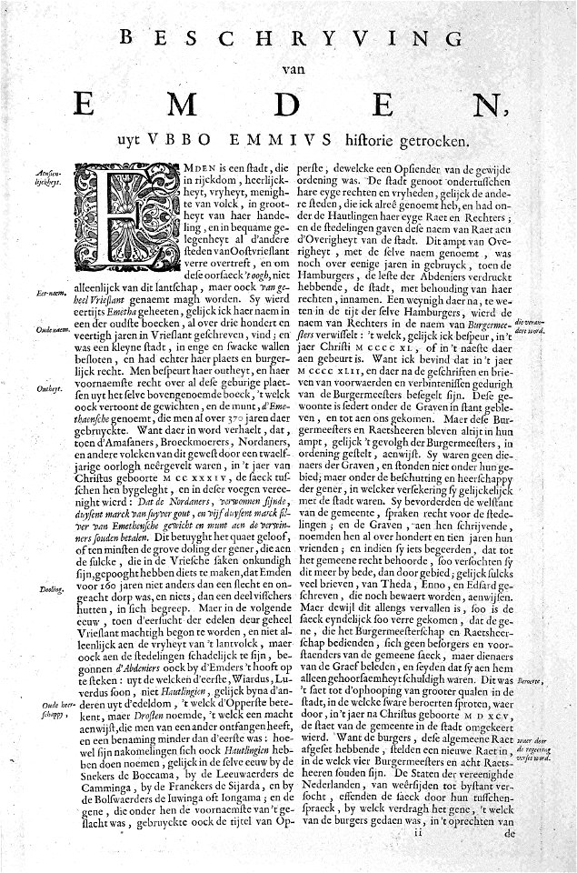 Atlas Beudeker-C9E10 127 001-BESCHRYVING van EMBDEN