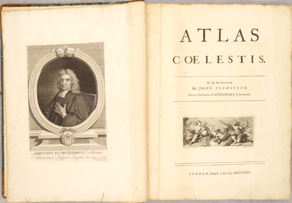 Atlas Coelestis by John Flamsteed (1729) 001