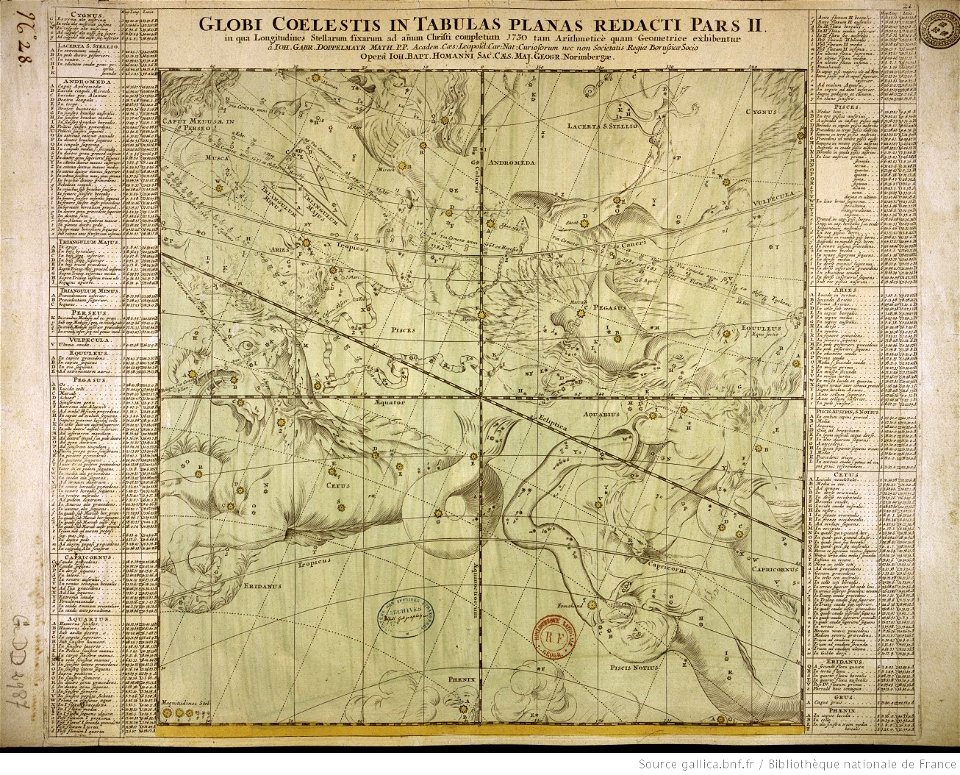 Atlas coelestis. Ioh. Gabriele Doppelmaiero 24