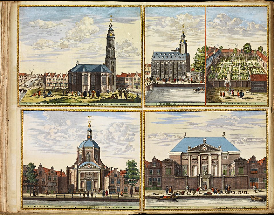 Atlas de Wit 1698-pl017b-Leiden, Nieuw Gefondeerde Kerk of Waardkerk (niet gebouwd)-KB PPN 145205088
