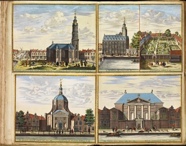 Atlas de Wit 1698-pl017b-Leiden, Nieuw Gefondeerde Kerk of Waardkerk (niet gebouwd)-KB PPN 145205088. Free illustration for personal and commercial use.