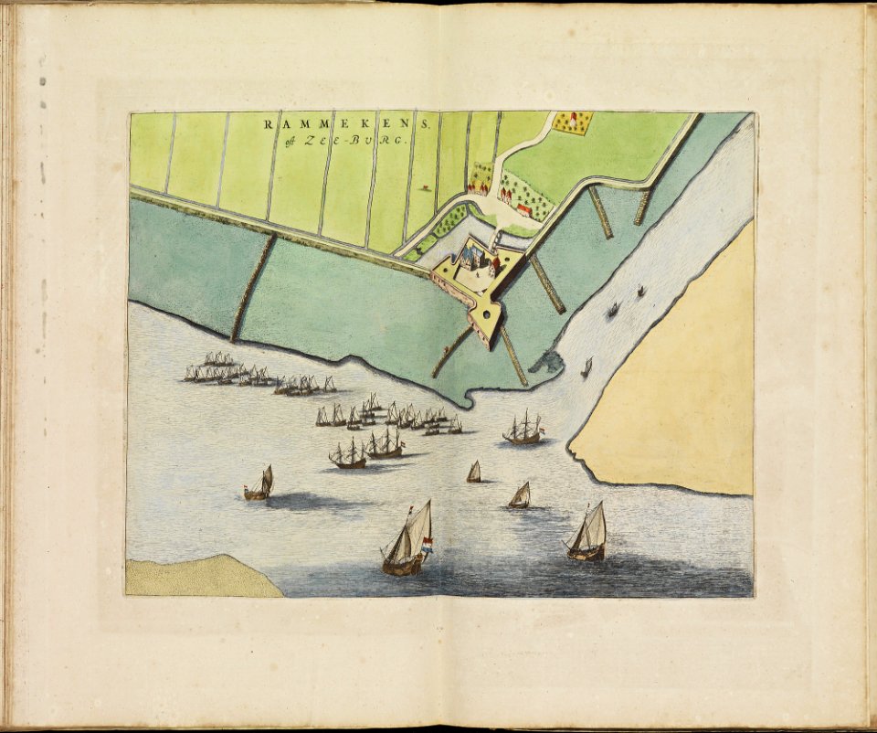 Atlas de Wit 1698-pl043-Rammekens-KB PPN 145205088