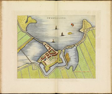 Atlas de Wit 1698-pl065-Zwartsluis-KB PPN 145205088. Free illustration for personal and commercial use.