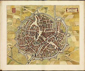 Atlas de Wit 1698-pl072-Mechelen-KB PPN 145205088. Free illustration for personal and commercial use.