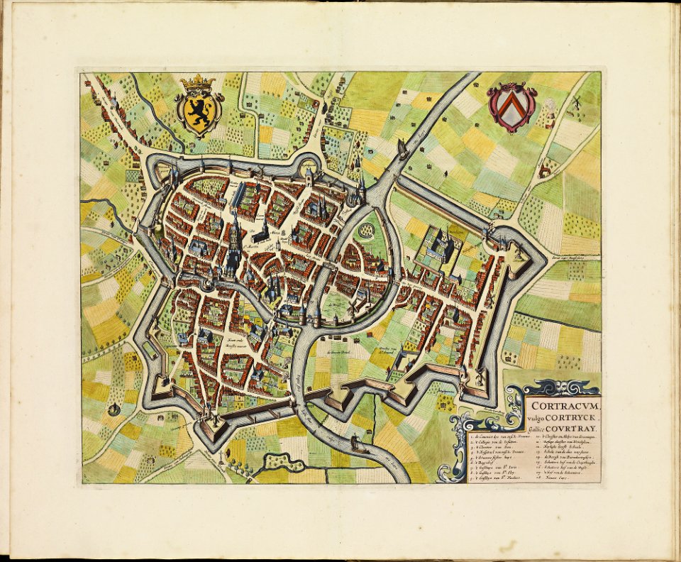 Atlas de Wit 1698-pl089-Kortrijk-KB PPN 145205088