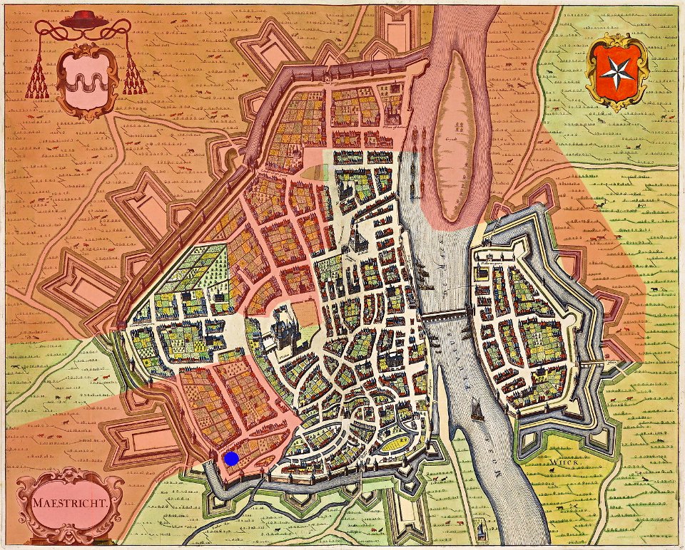 Atlas de Wit 1698-pl081-Maastricht-KB PPN 145205088 (Vroenhof)