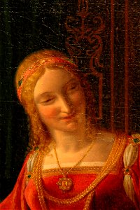 002. François Ier montre à Marguerite de Navarre, sa sœur, les vers qu'il vient d'écrire sur une vitre avec son diamant by Fleury François Richard - détail DxO hdr