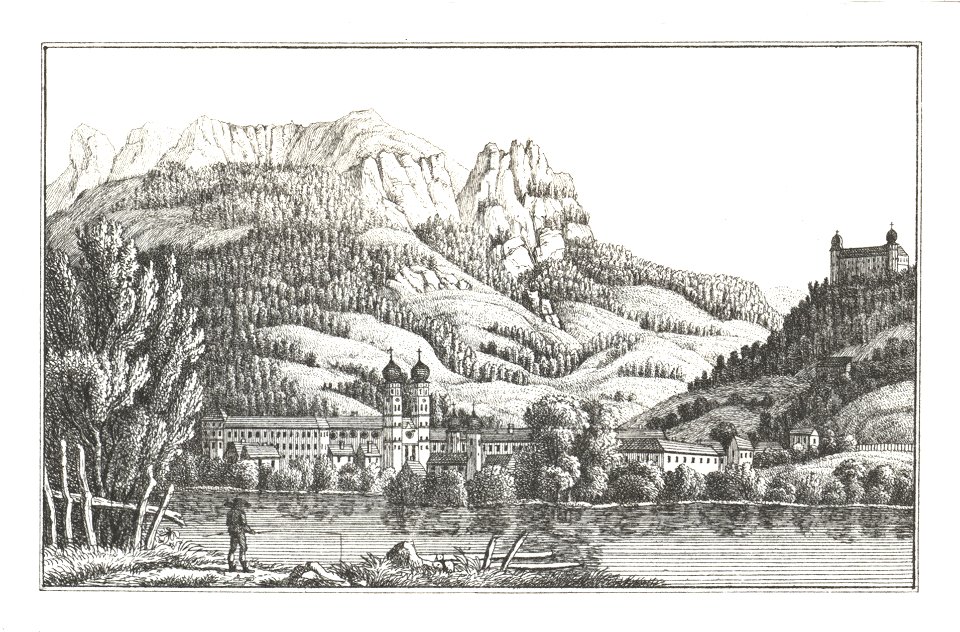 001 Admont - J.F.Kaiser Lithografirte Ansichten der Steiermark 1825