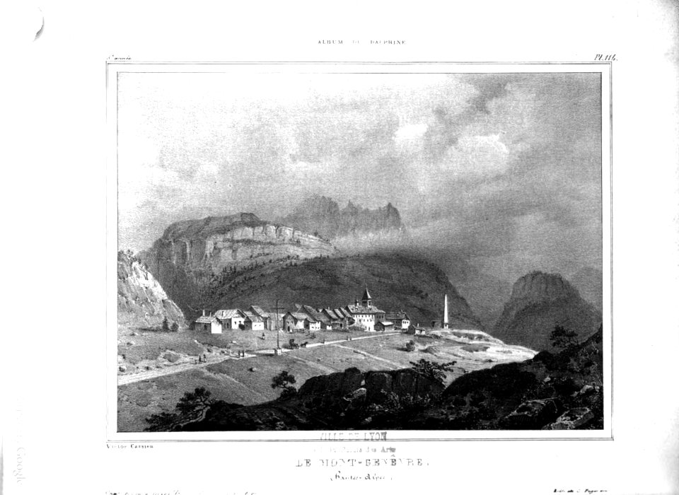001 album dauphiné, le mont-genevre, by VC