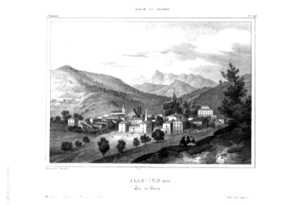 003 album dauphiné, Allevard (Isère), coté des bains, by AD