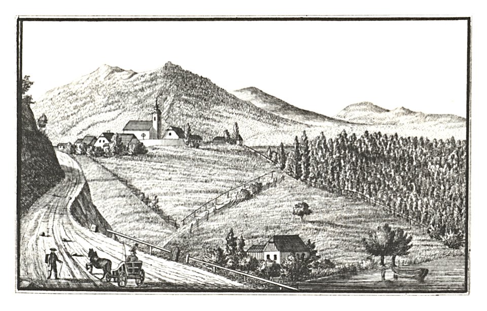 004 Altenmarkt im Ennstal - J.F.Kaiser Lithografirte Ansichten der Steiermark 1825