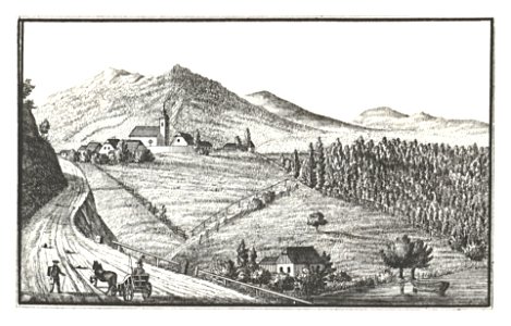 004 Altenmarkt im Ennstal - J.F.Kaiser Lithografirte Ansichten der Steiermark 1825