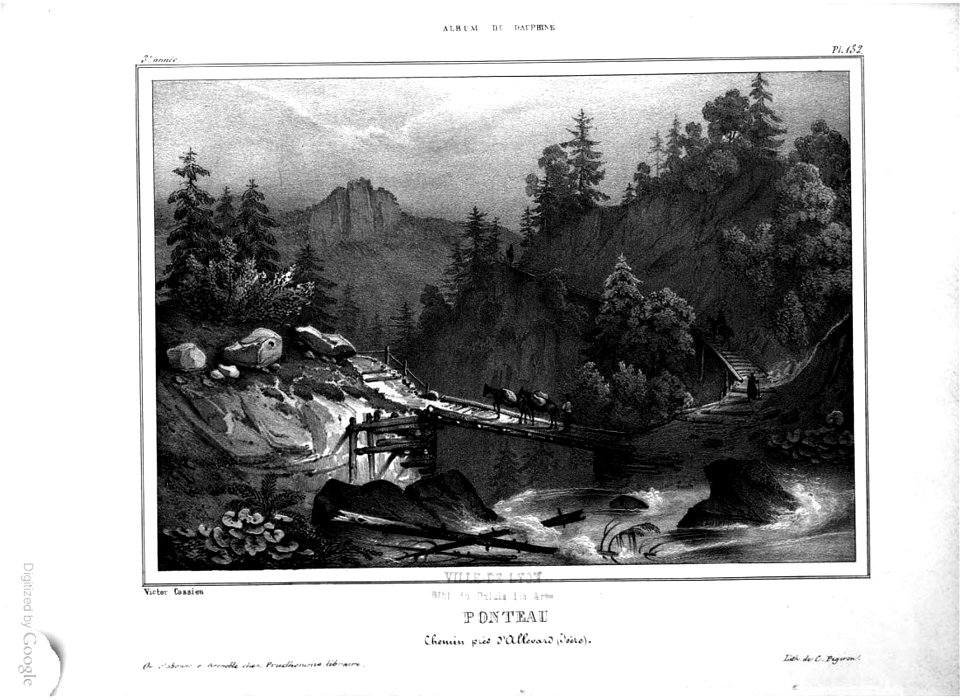 005 album dauphiné, Ponteau, chemin près Allevard, by VC