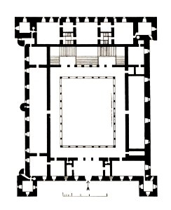 006c - Toledo Alcazar - Alonso de Carrubias und Herrera 1548-1598 Grundriss