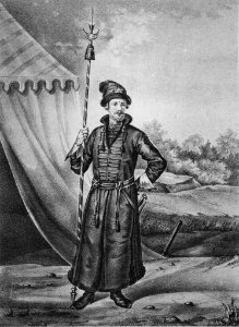 01 104 Book illustrations of Historical description of the clothes and weapons of Russian troops