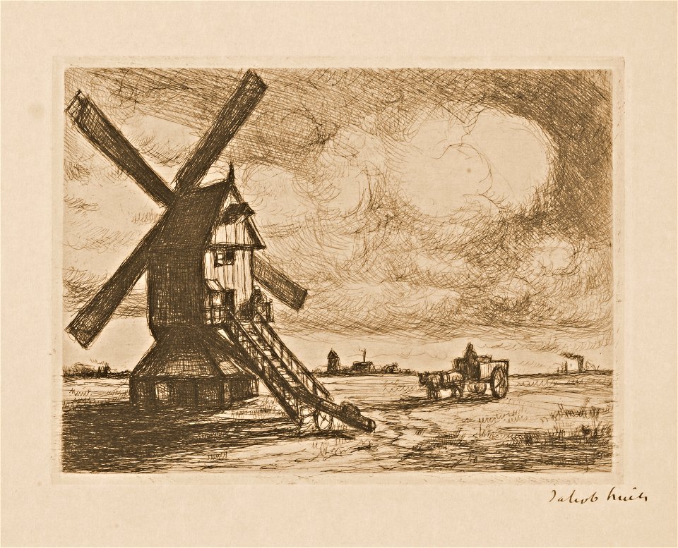 0091 De windmolen te Achterbos