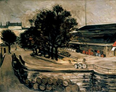 01 Paul Cézanne la halle aux vins 1872 Art museum Portland
