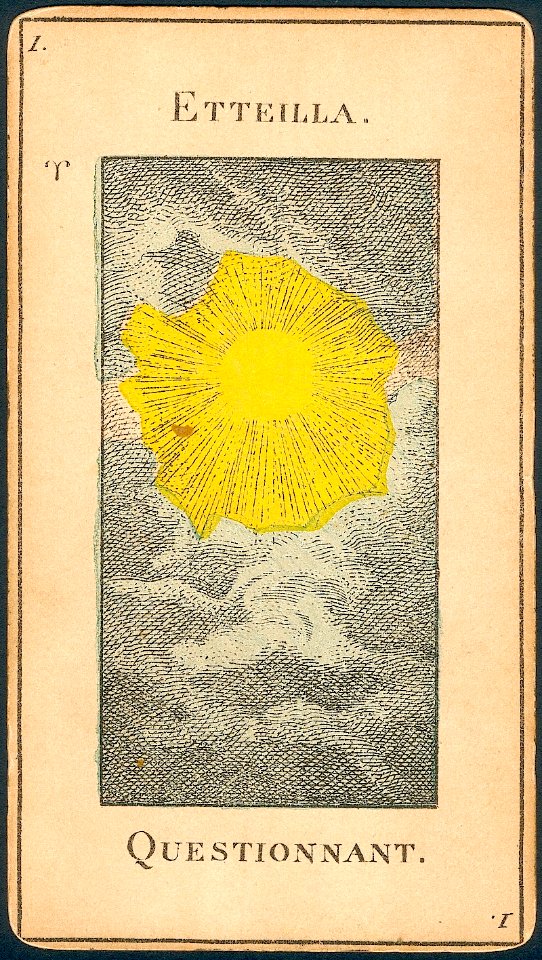01 Le Chaos - H. Pussey Grand Etteilla Tarot Deck
