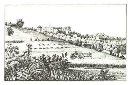 011 Berchtoldstein, Schloss - J.F.Kaiser Lithografirte Ansichten der Steiermark 1825
