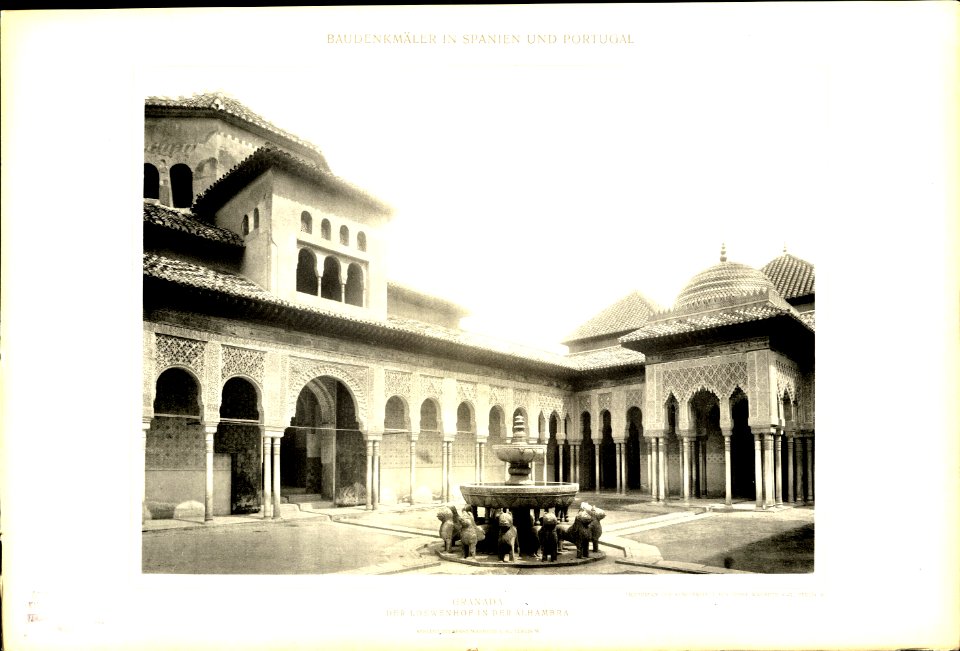 010 Granada Alhambra, der Löwenhof