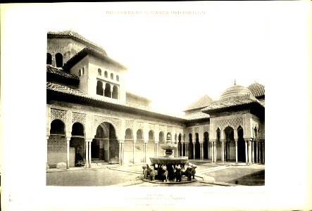 010 Granada Alhambra, der Löwenhof