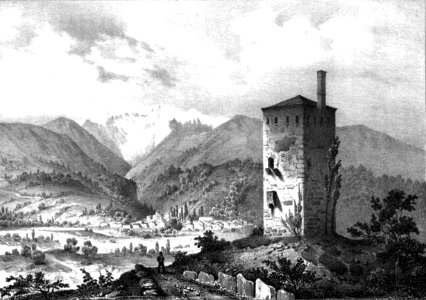 010 album dauphiné, tour de treil à Allevard, by VC cropped