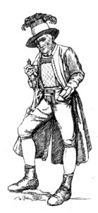 011c Alte Ausseeer Männertrachten um 1830
