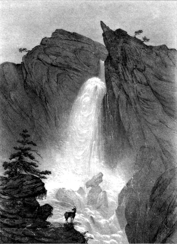 013 album dauphiné, cascade des fraux, Hautes-Alpes, by VC cropped
