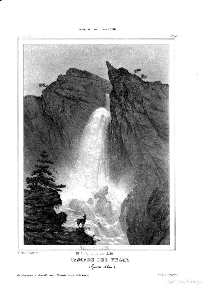 013 album dauphiné, cascade des fraux, Hautes-Alpes, by VC