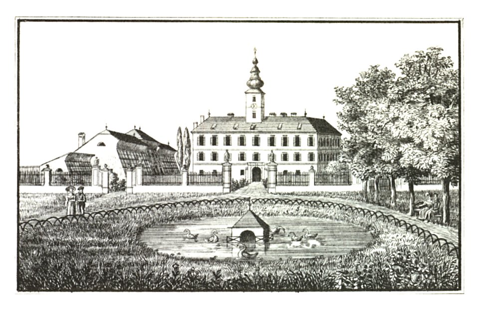 014 Schloss Brunsee im Grazer Kreis - J.F.Kaiser Lithografirte Ansichten der Steiermark 1825