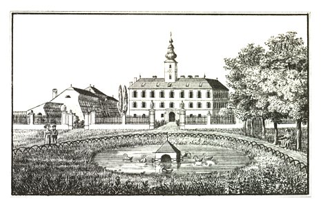 014 Schloss Brunsee im Grazer Kreis - J.F.Kaiser Lithografirte Ansichten der Steiermark 1825