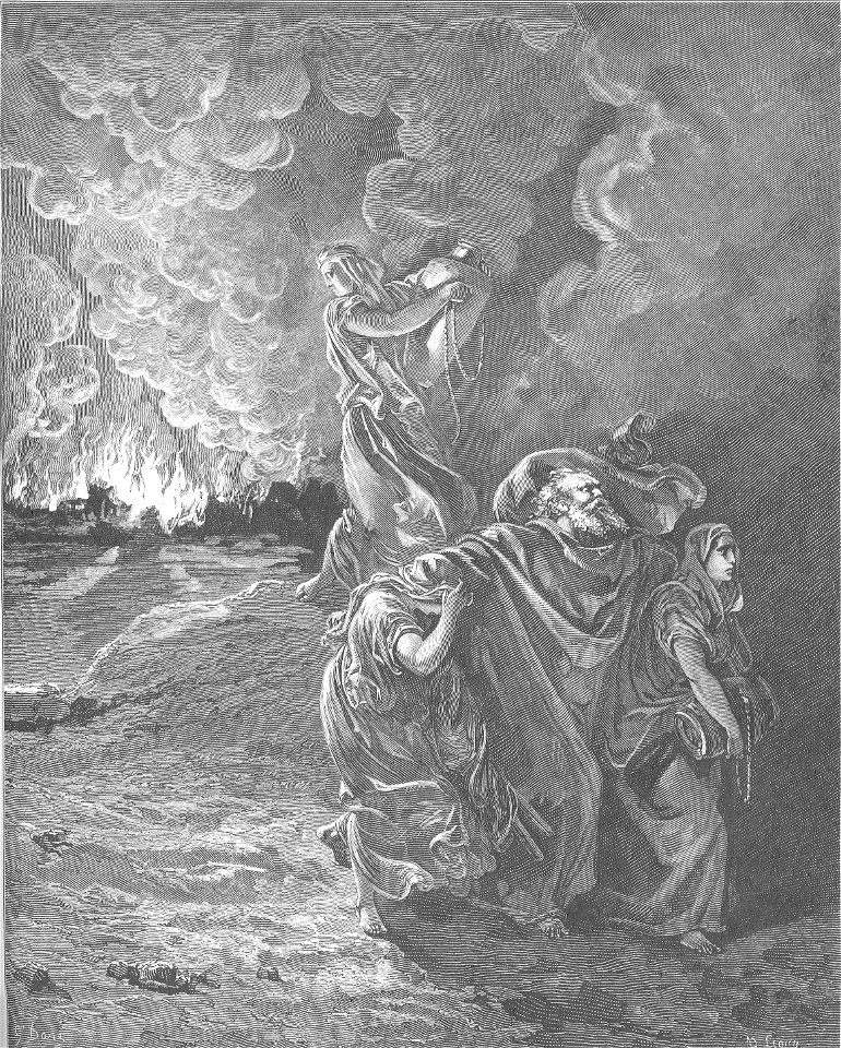 013.Lot Flees as Sodom and Gomorrah Burn