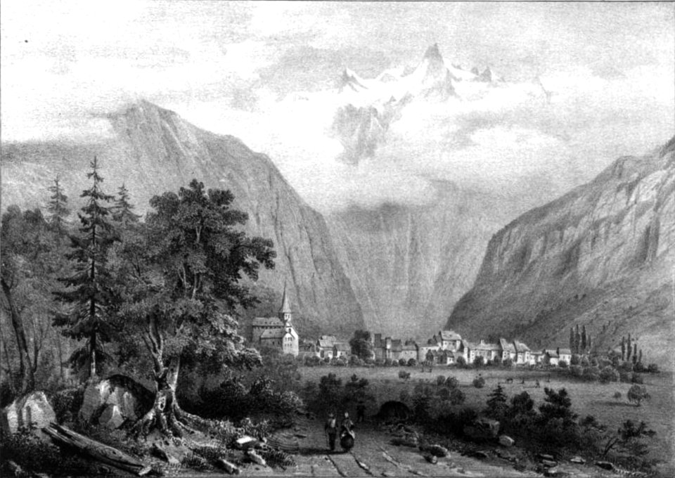 014 album dauphiné, Le Bourg d Oisans, by VC cropped
