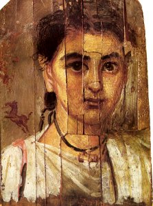 Fayum Portrait of a Boy (detail)