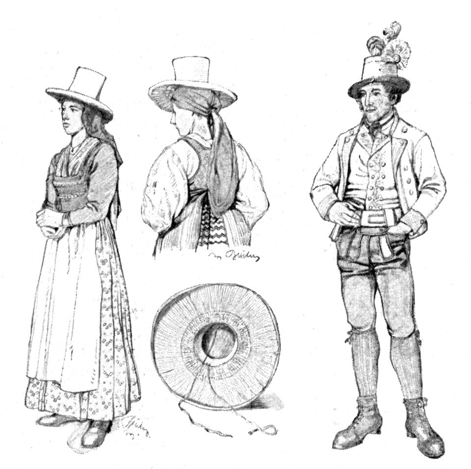 020 Alte Grundlseer Trachten - um 1840