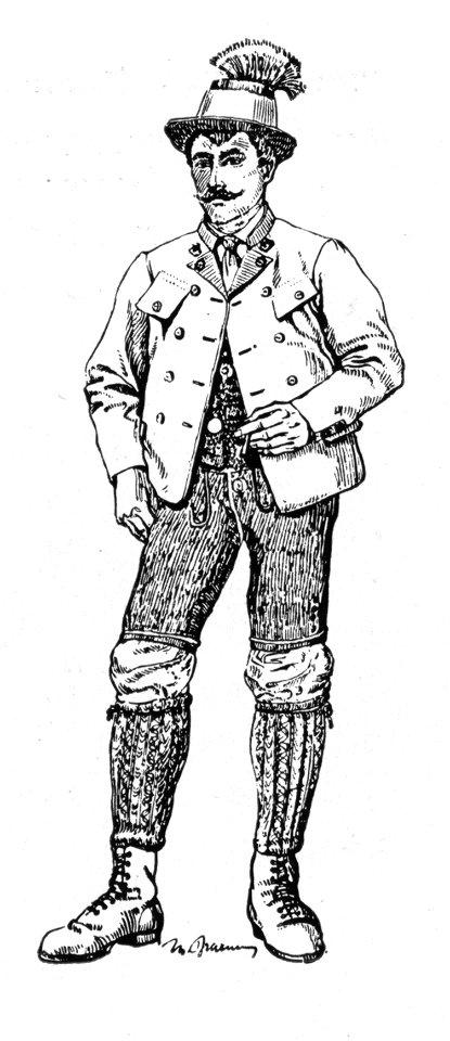 021b Trachten aus dem Ausseer Landl - Hinterberger nächst Mitterndorf 1910