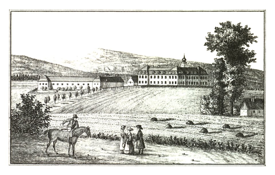 022 Schloss Dorneck im Marburger Kreis - J.F.Kaiser Lithografirte Ansichten der Steiermark 1825