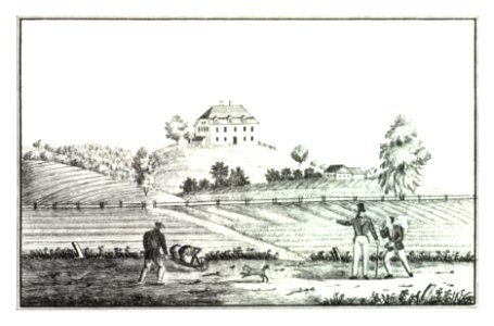 025 Schloss Eckenstein im Cillier Kreis - J.F.Kaiser Lithografirte Ansichten der Steiermark 1825