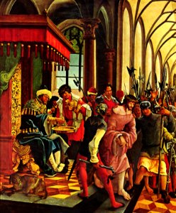 Albrecht Altdorfer - Pilate washing his hands - St. Florian Monastery