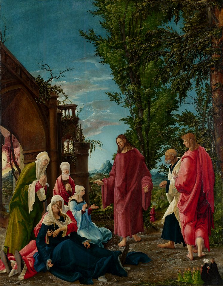 Albrecht Altdorfer - Christ taking Leave of his Mother - Google Art Project