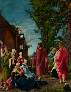 Albrecht Altdorfer - Christ taking Leave of his Mother - Google Art Project