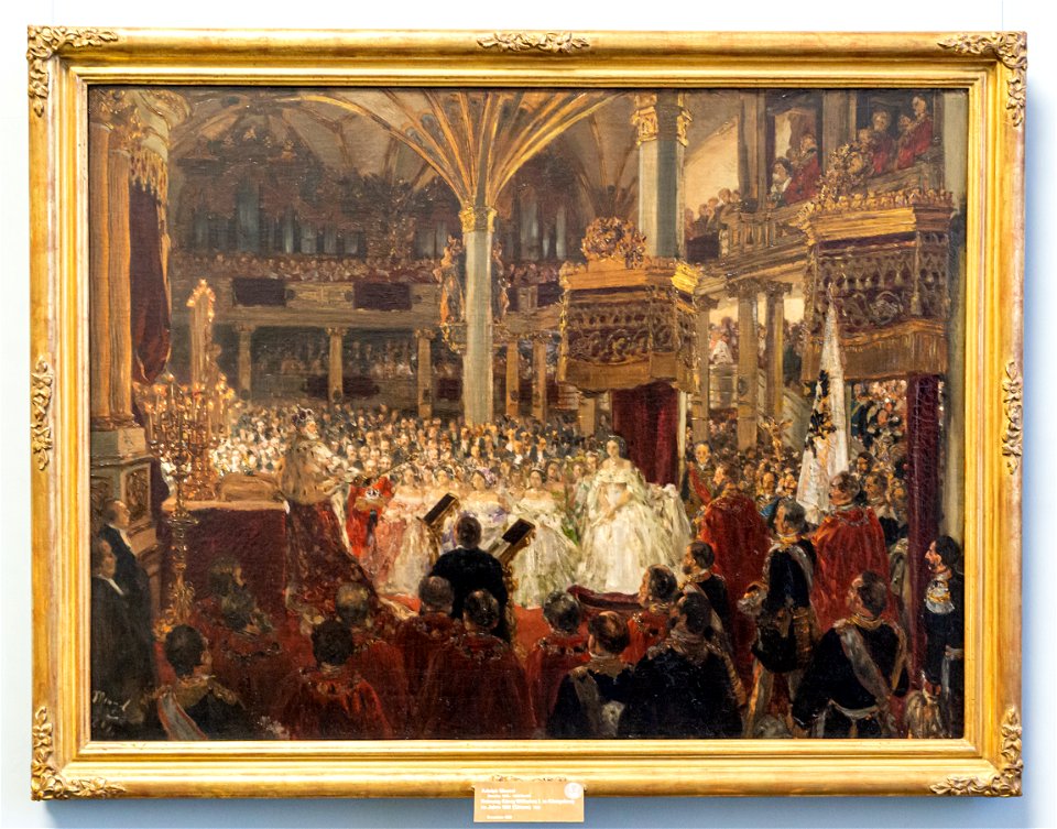 Alte Nationalgalerie-Menzel-Krönung König Wilhelms I. in Königsberg im Jahre 1861 (Skizze) DSC8041