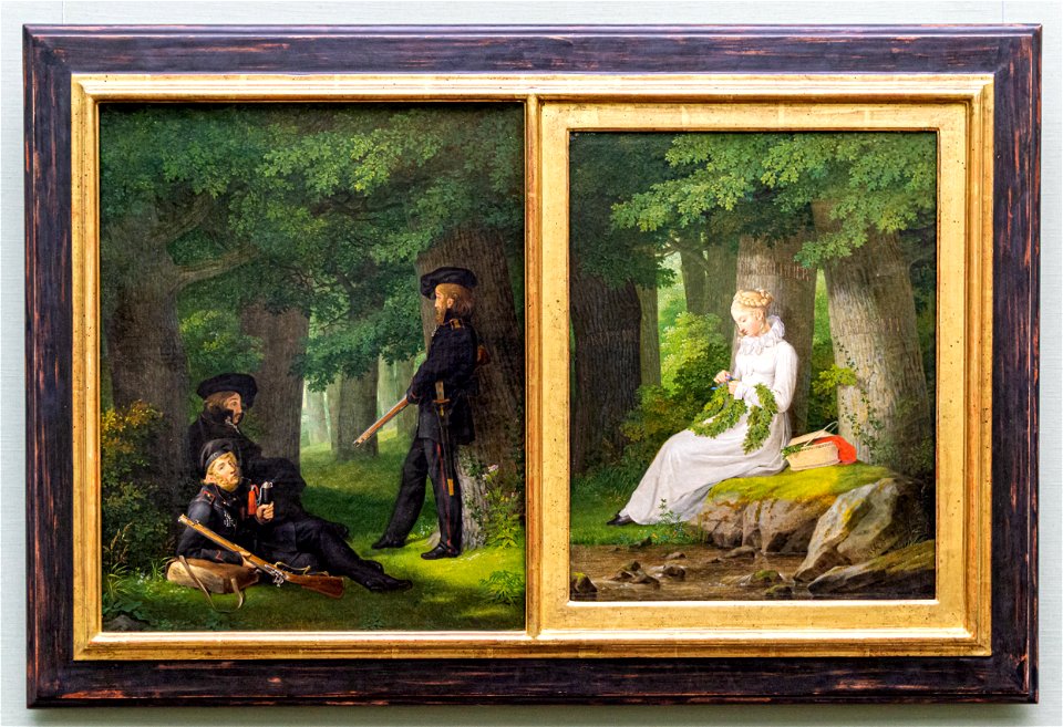 Alte Nationalgalerie-Kersting-Kranzwinderin-Auf Vorposten DSC8189