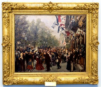Alte Nationalgalerie-Menzel-Abreise König Wilhelms I. zur Armee am 31. Juli 1870 DSC8037