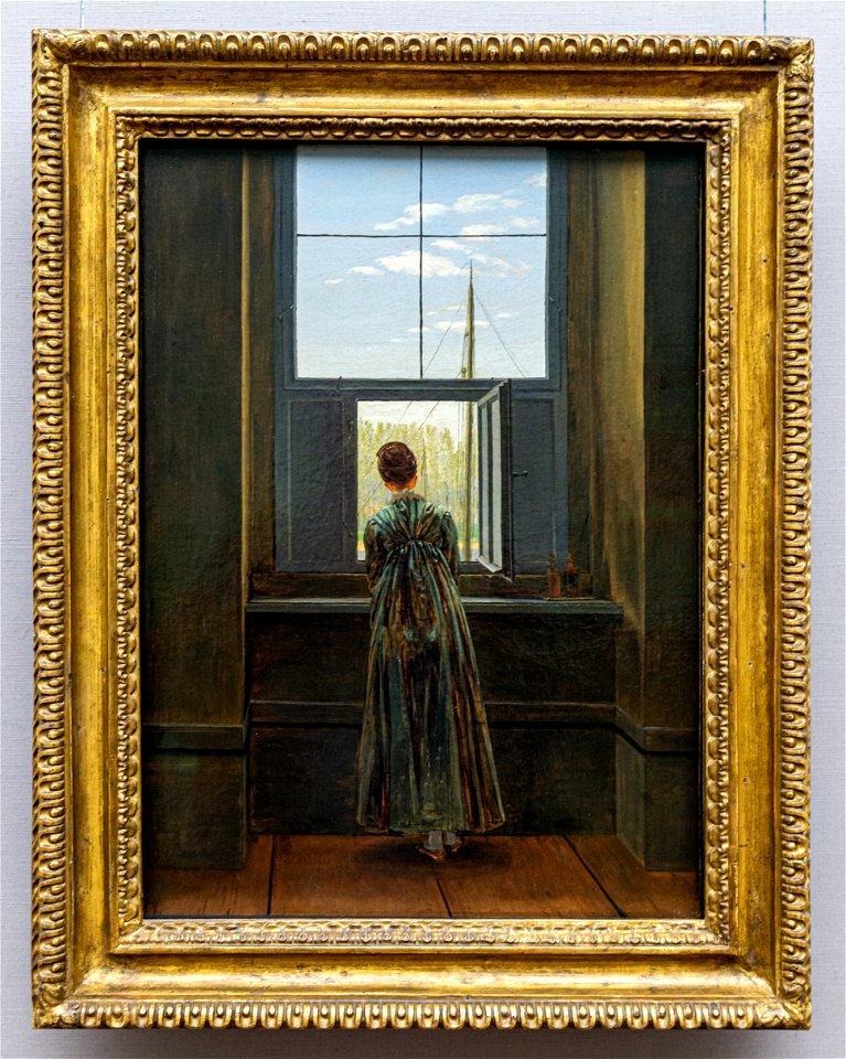 Alte Nationalgalerie-Friedrich-Frau am Fenster
